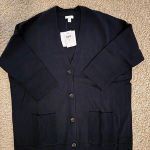 J. Jill NWT Women’s Navy Cardigan Sweater